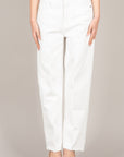 Jeans carrot Bloom Candie - 100% cotone bianco