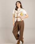 DIXIE - P041A182 - PANTALONE TABACCO