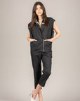 DIXIE - PDZ2JEA - PANTALONE CROP GAMBA DRITTA NERO
