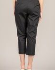 DIXIE - PDZ2JEA - PANTALONE CROP GAMBA DRITTA NERO