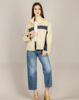 TENSIONE IN - PE260097 - FELPA BEIGE GHIACCIO