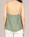 HAVEONE - RNO-Q106 - CANOTTA CON BRETELLE E DETTAGLIO PIZZO MILITARE