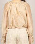 VICOLO - TAB0989 - BLUSA BEIGE