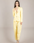 VICOLO - TAB1373 - PANTALONE GIALLO PAGLIERINO