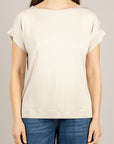 VICOLO - UAB0233 - MAGLIA BEIGE