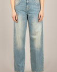 VICOLO - DAB5207 - JEANS A PALAZZO MIA CELESTE