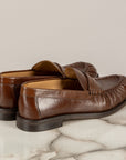 DIVINE FOLLIE - IM01 - MOCASSINO PUNTA ARRICCIATA CIOCCOLATO