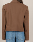 VICOLO - TAB1126 - GIACCA SPENCER PUNTE NOCCIOLA
