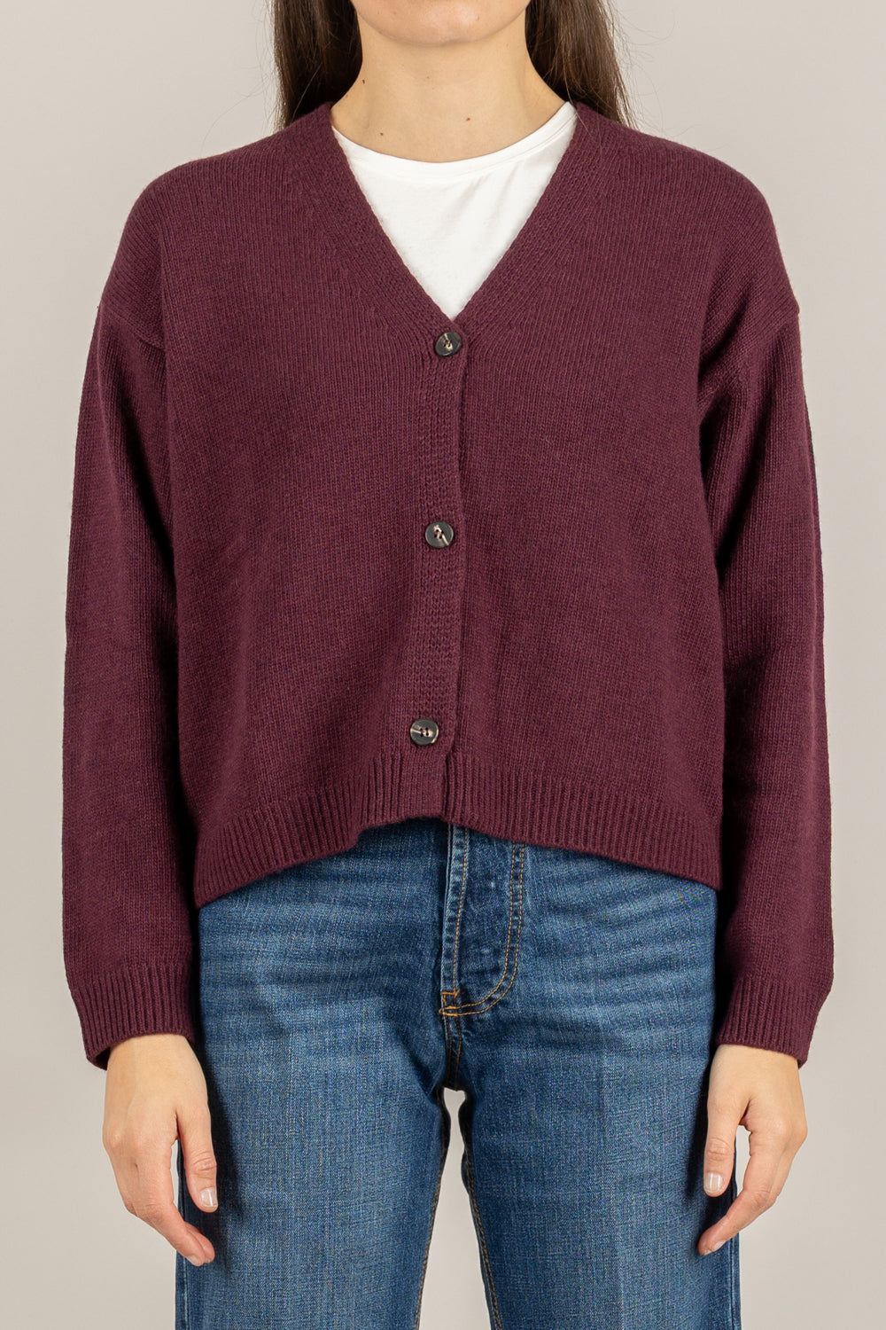 TENSIONE IN - D80926 - CARDIGAN TRE BOTTONI