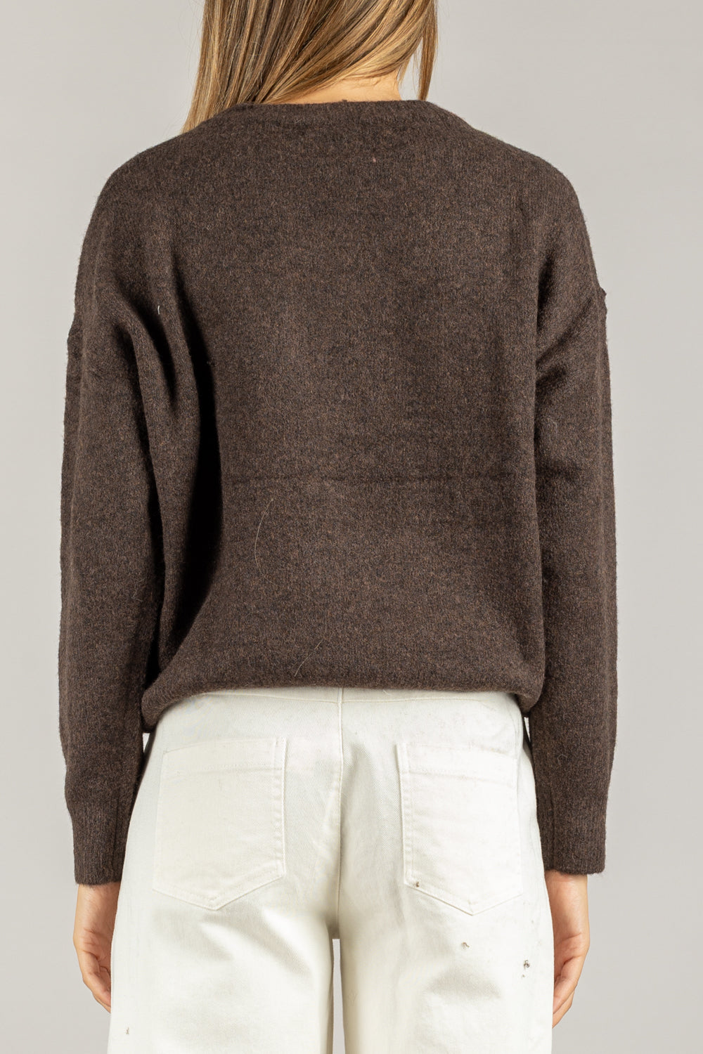 HAVEONE - MBD-P136 - FELPA LANA COTTA SCRITTA SOHO
