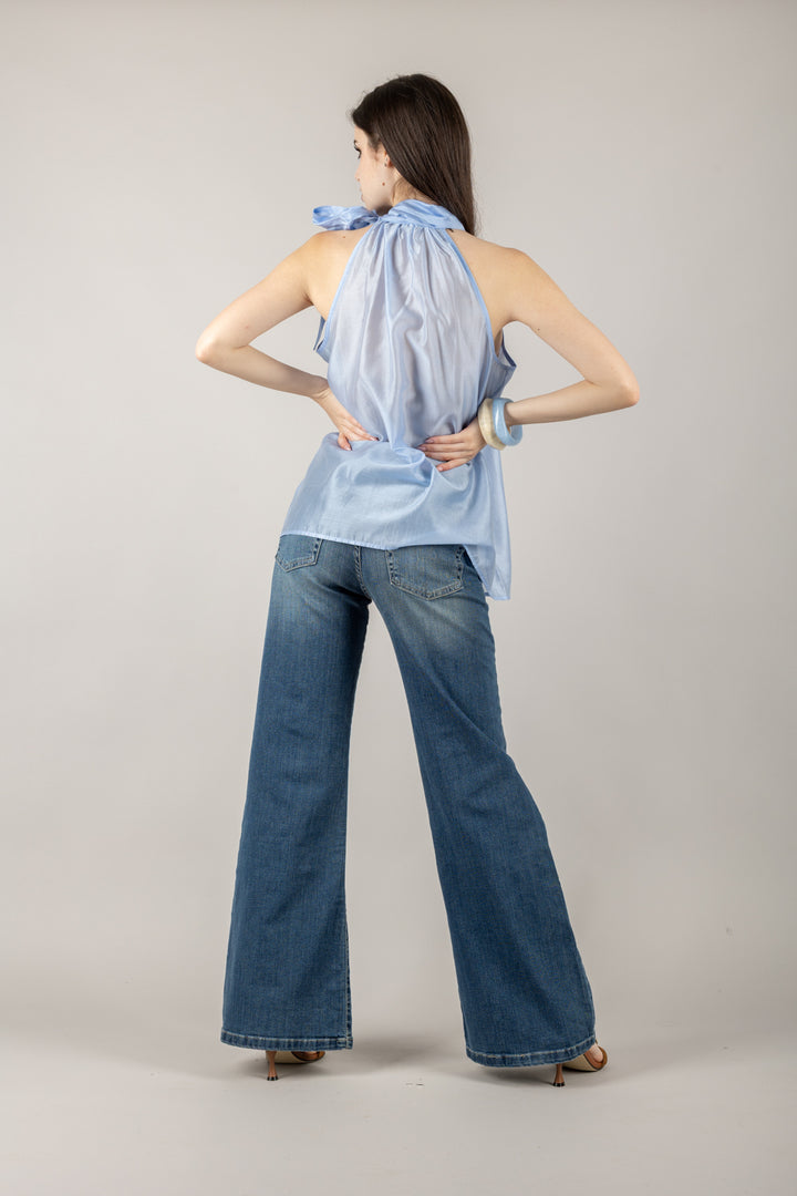 TENSIONE IN - 25C7552 - BLUSA CON FIOCCO