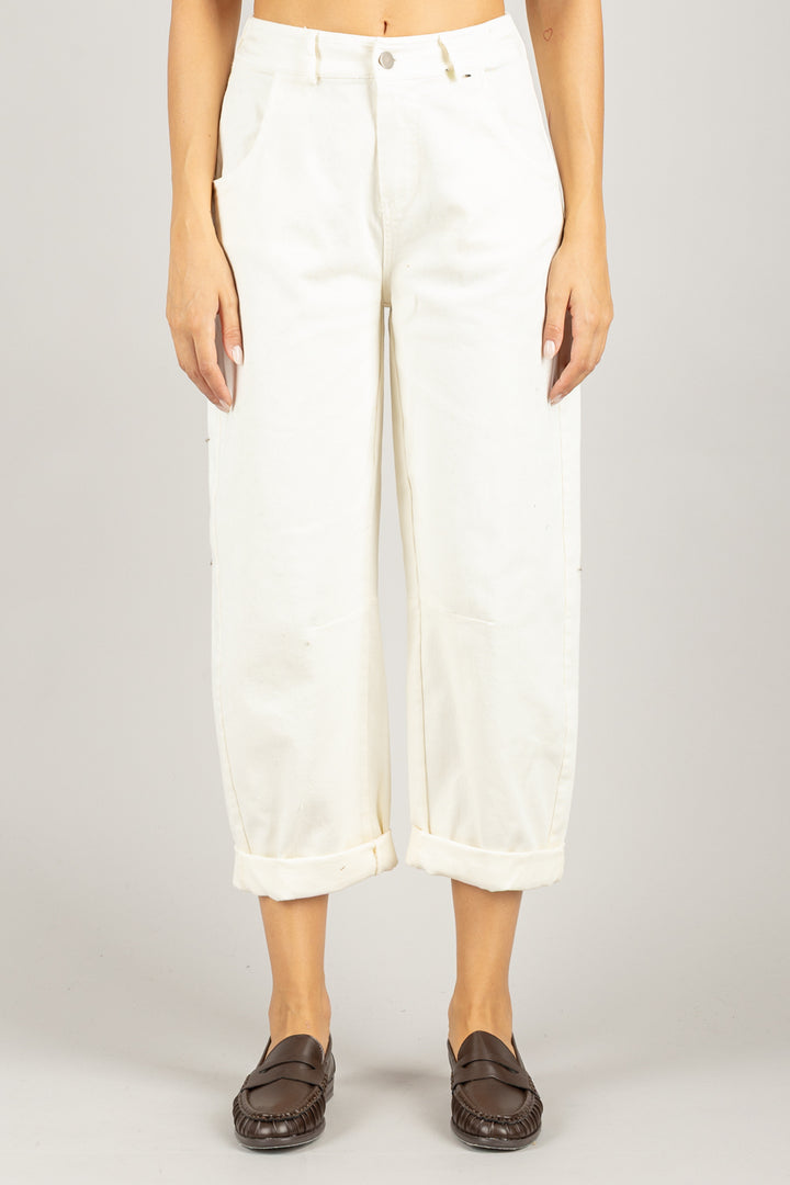 TENSIONE IN - PA5137AI25 - PANTALONE CON COULISSE DIETRO
