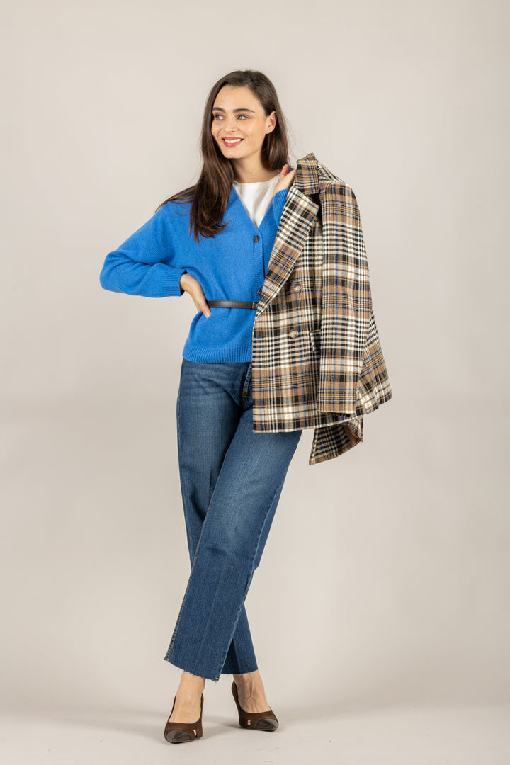 TENSIONE IN - D80926 - CARDIGAN TRE BOTTONI