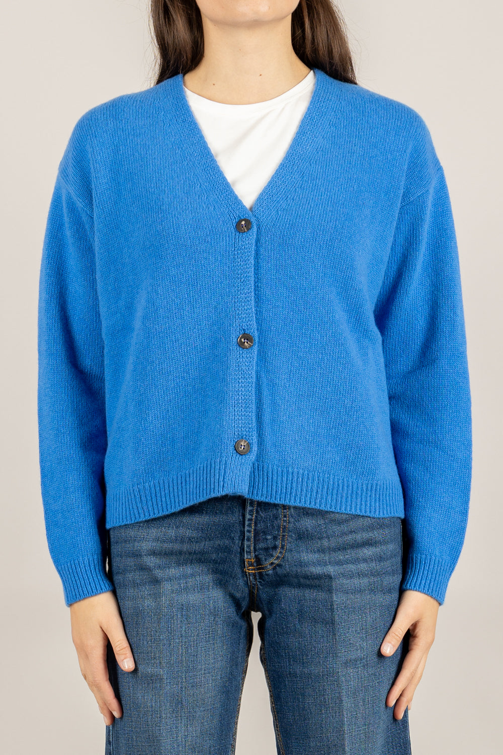 TENSIONE IN - D80926 - CARDIGAN TRE BOTTONI