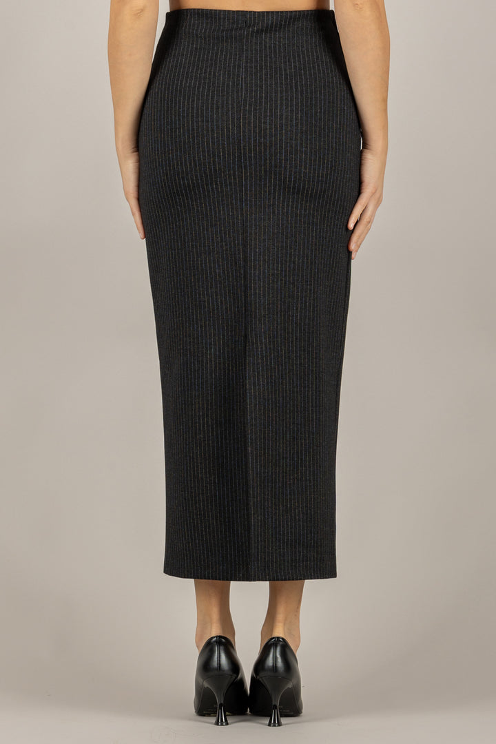 TENSIONE IN - 26G1627 - GONNA LONGUETTE GESSATA