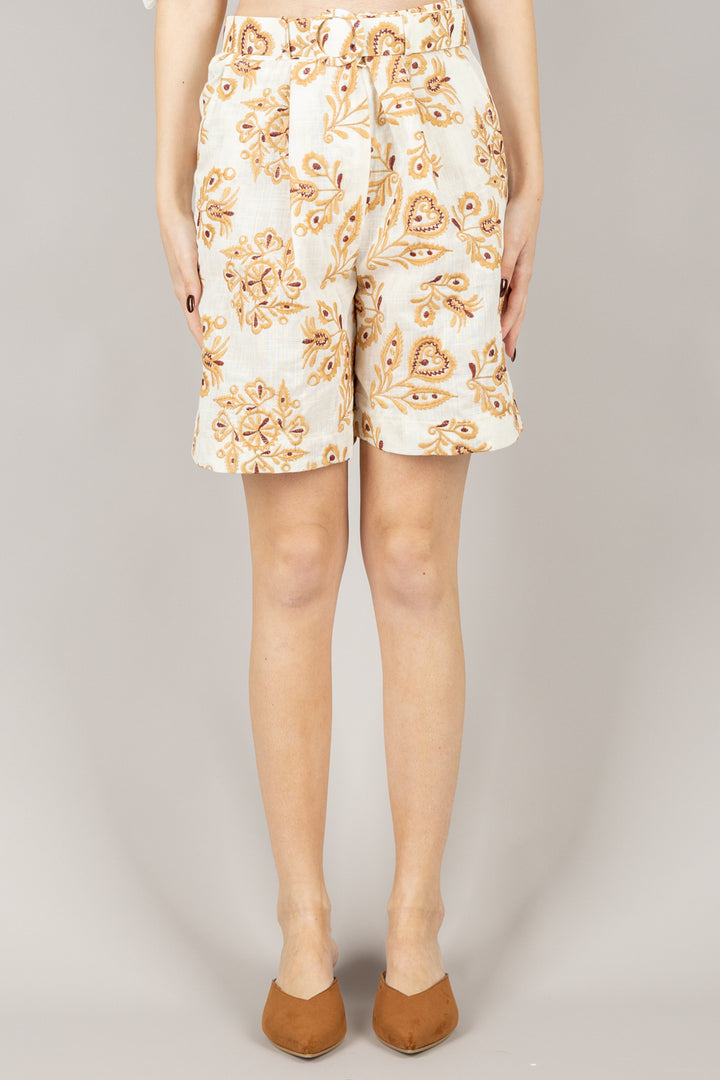 TENSIONE IN - P50121AT - SHORTS FANTASIA CON CINTA