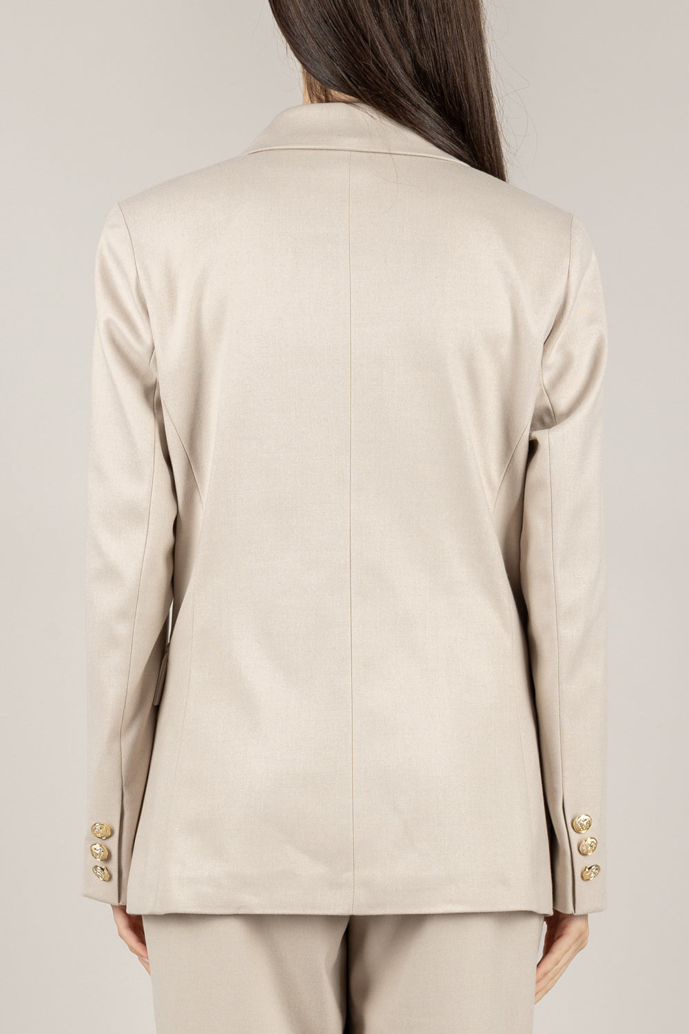 TENSIONE IN - 26B1351 - GIACCA DOPPIO PETTO BOTTONE GIOIELLO