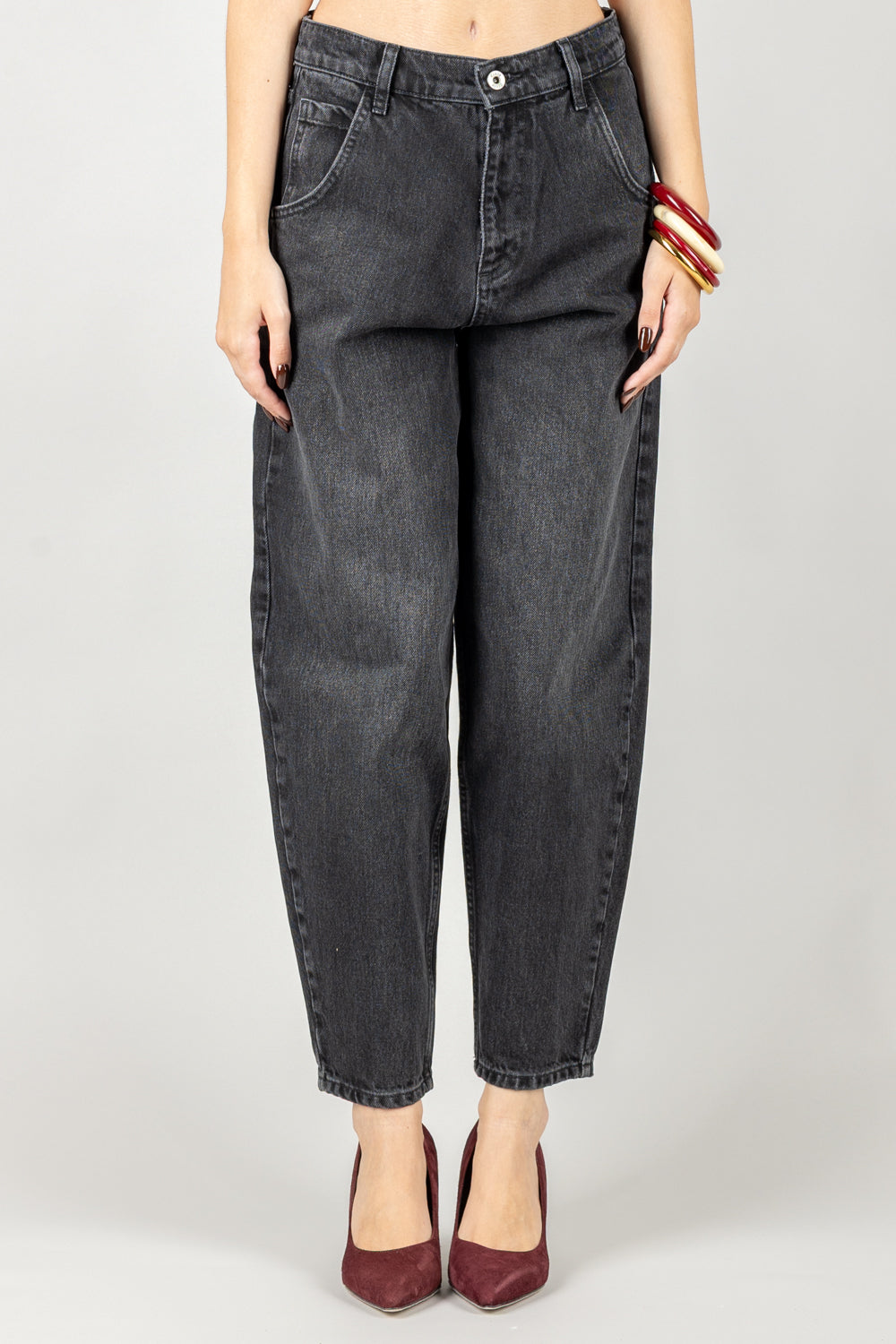 DIXIE - P515Y066A - JEANS BARREL CROP