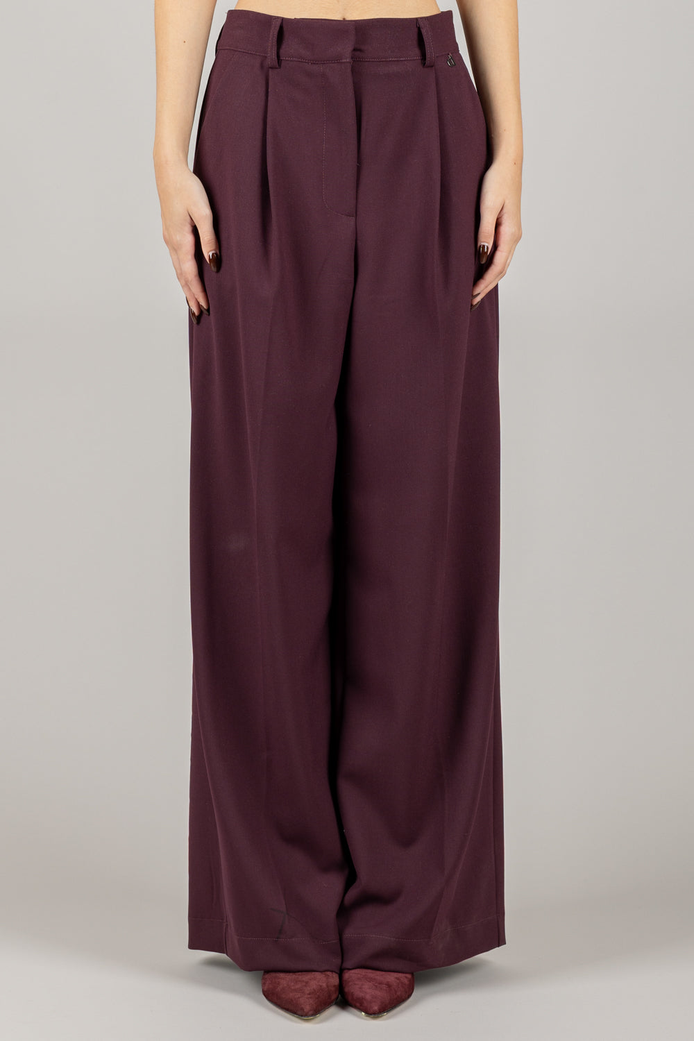 DIXIE - PCHSYIC - PANTALONE PALAZZO CON PINCES