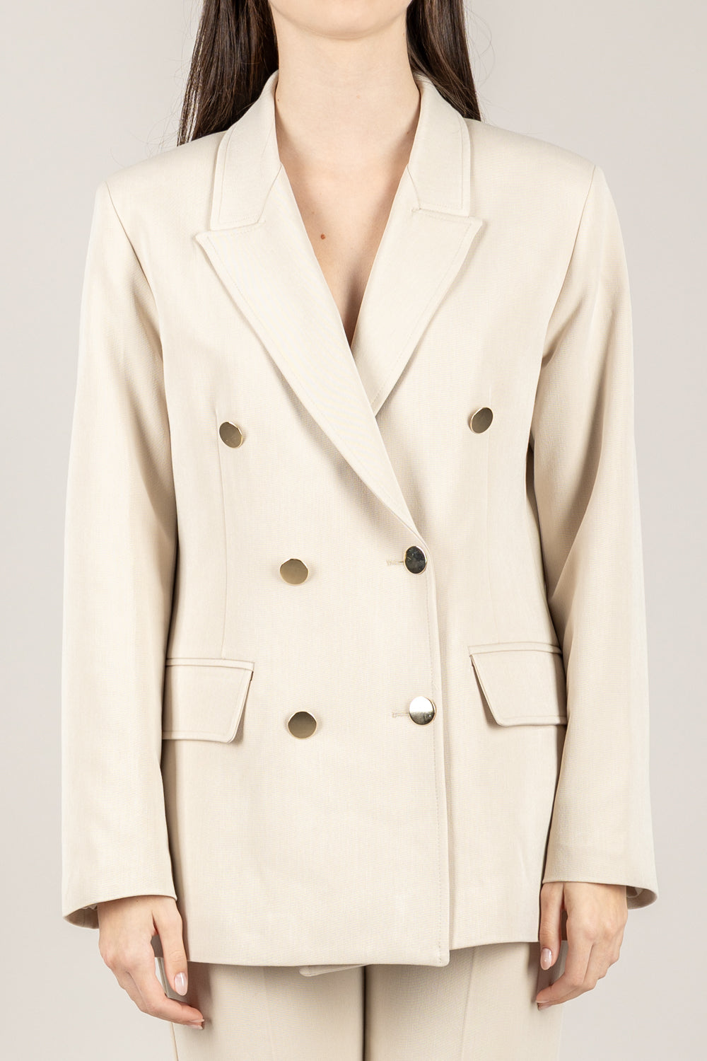 TENSIONE IN - 38018 - GIACCA DOPPIO PETTO CON BOTTONI