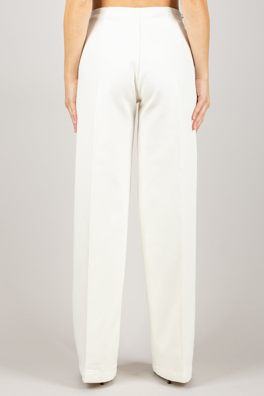 TENSIONE IN - CJ12707 - JEANS PALAZZO CON TASCHINI