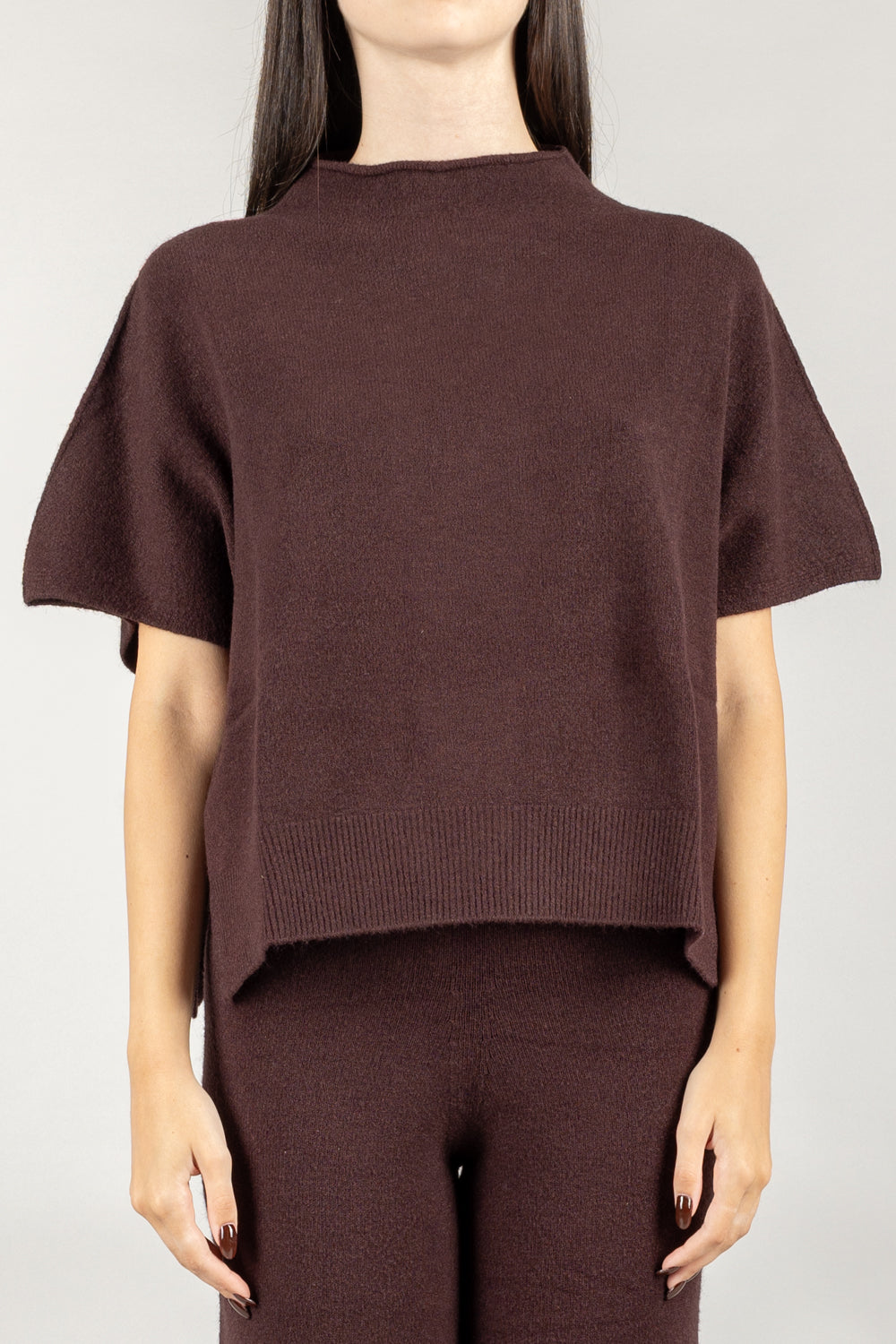 KONTATTO - 3M0840CN - MAGLIA SMANICATA COLLO CRATERE
