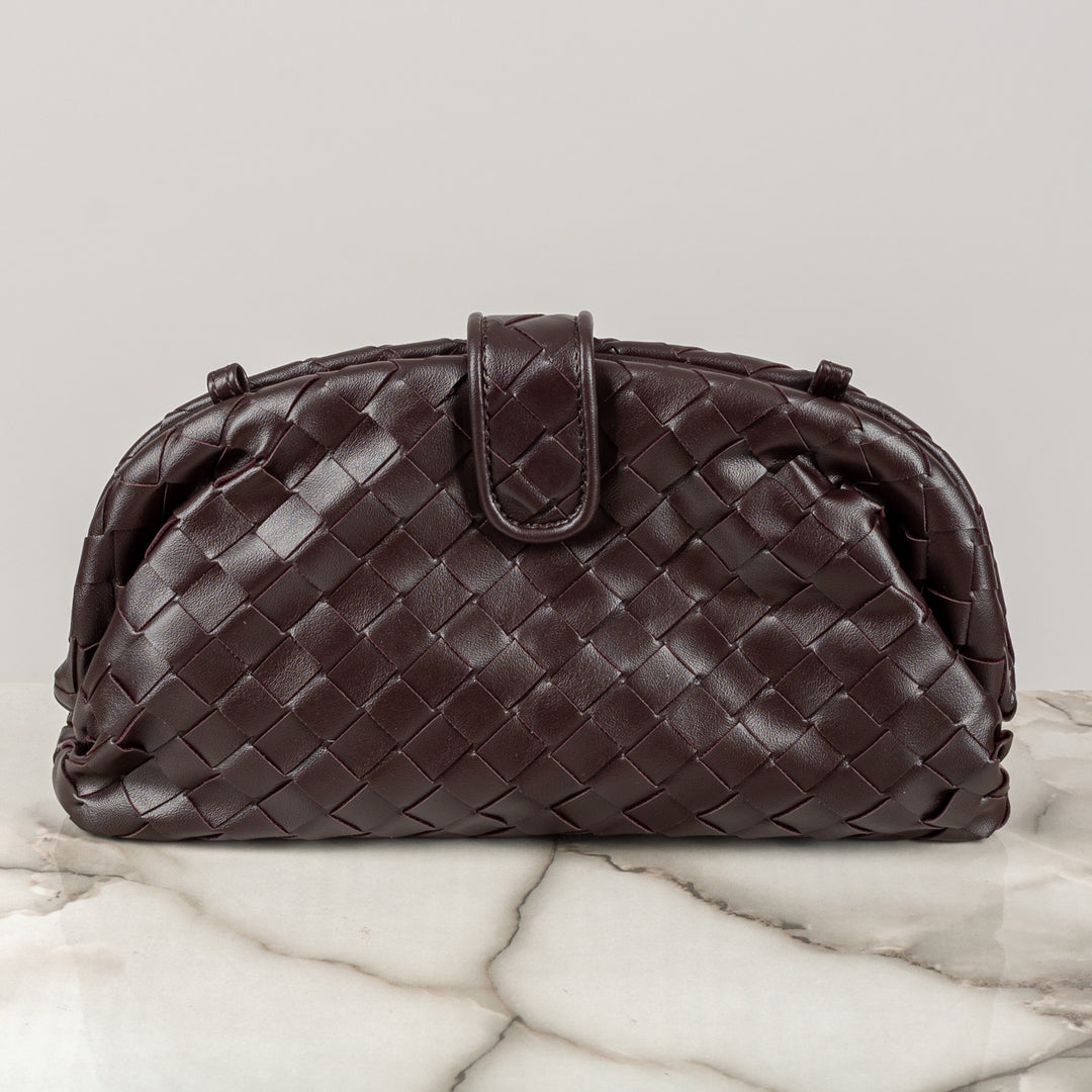 STORY -  BORSA CLUTCH EFFETTO INTRECCIATO