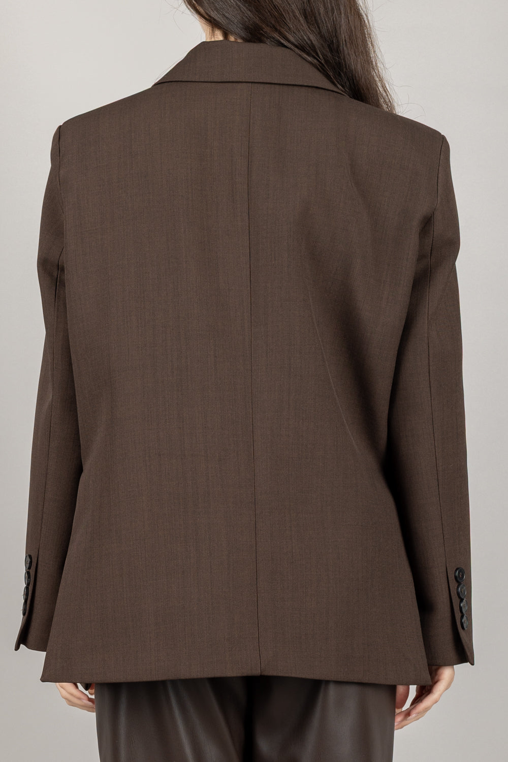 VICOLO - TF1701 - GIACCA CON CHIUSURA ASIMMETRICA