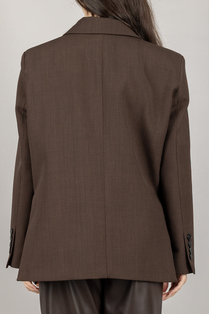 VICOLO - TF1701 - GIACCA CON CHIUSURA ASIMMETRICA