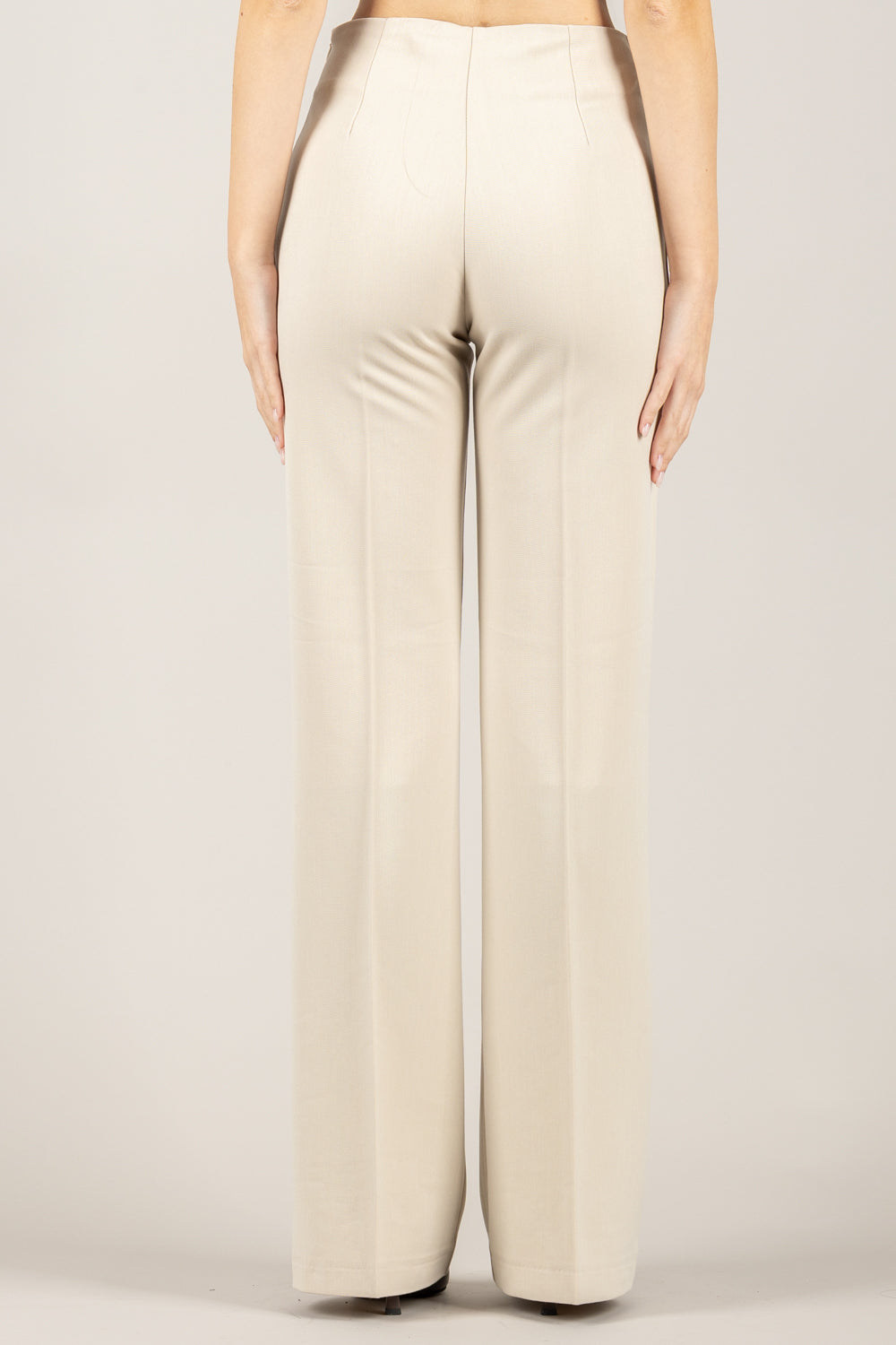 TENSIONE IN - 38019 - PANTALONE FLAIRE GAMBA DRITTA