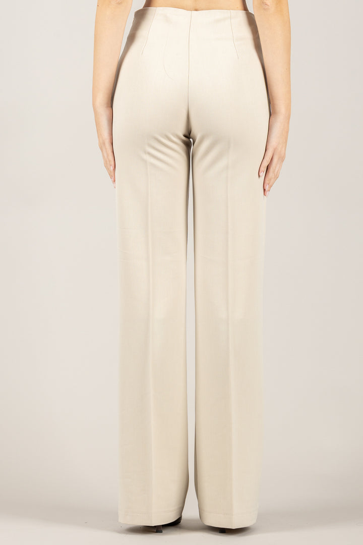 TENSIONE IN - 38019 - PANTALONE FLAIRE GAMBA DRITTA