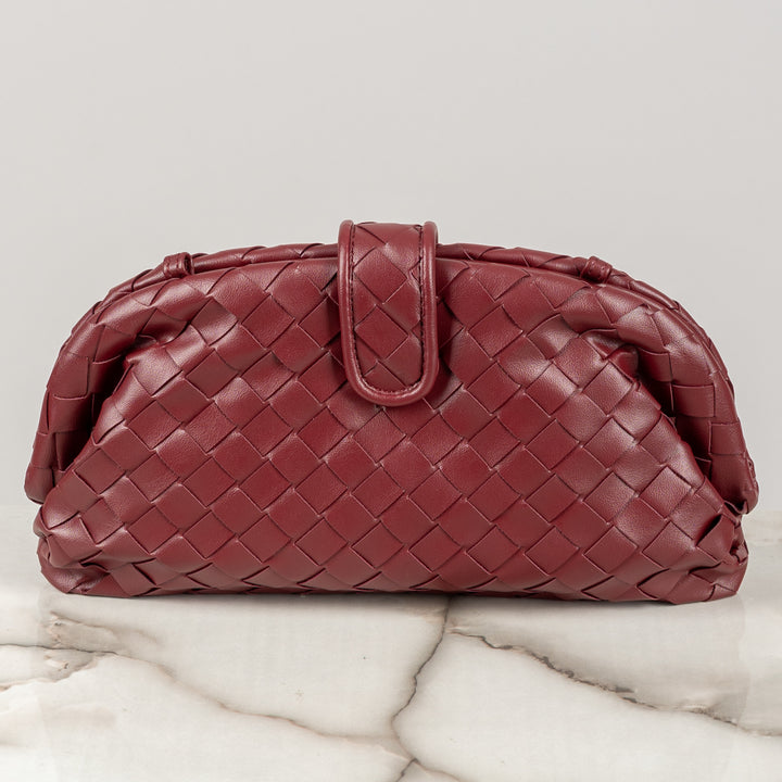 STORY -  BORSA CLUTCH EFFETTO INTRECCIATO