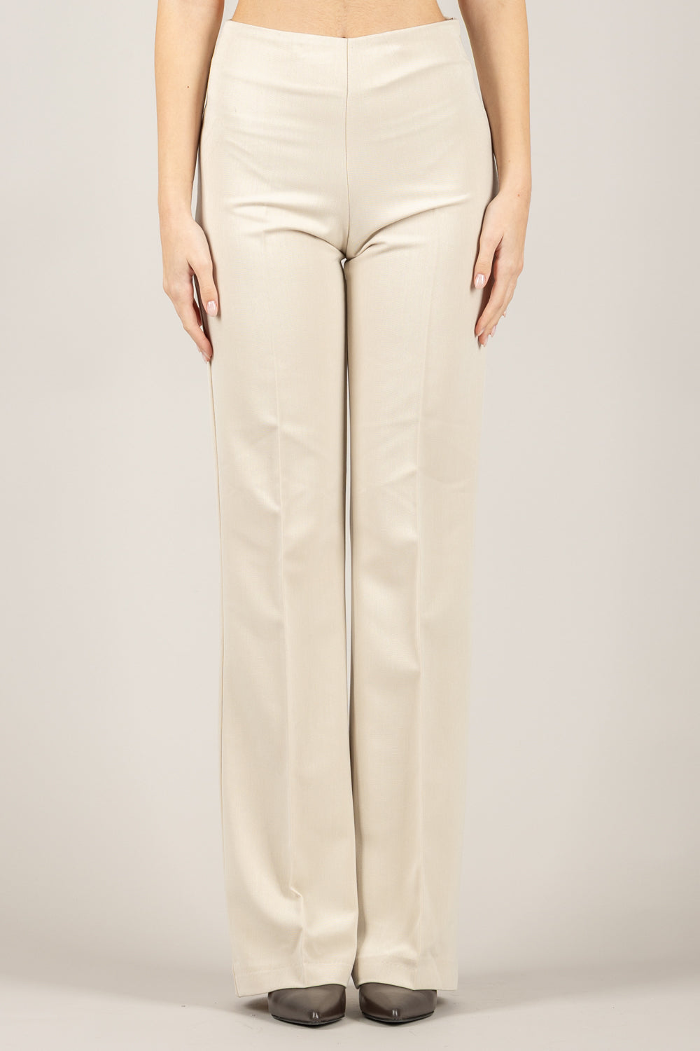 TENSIONE IN - 38019 - PANTALONE FLAIRE GAMBA DRITTA