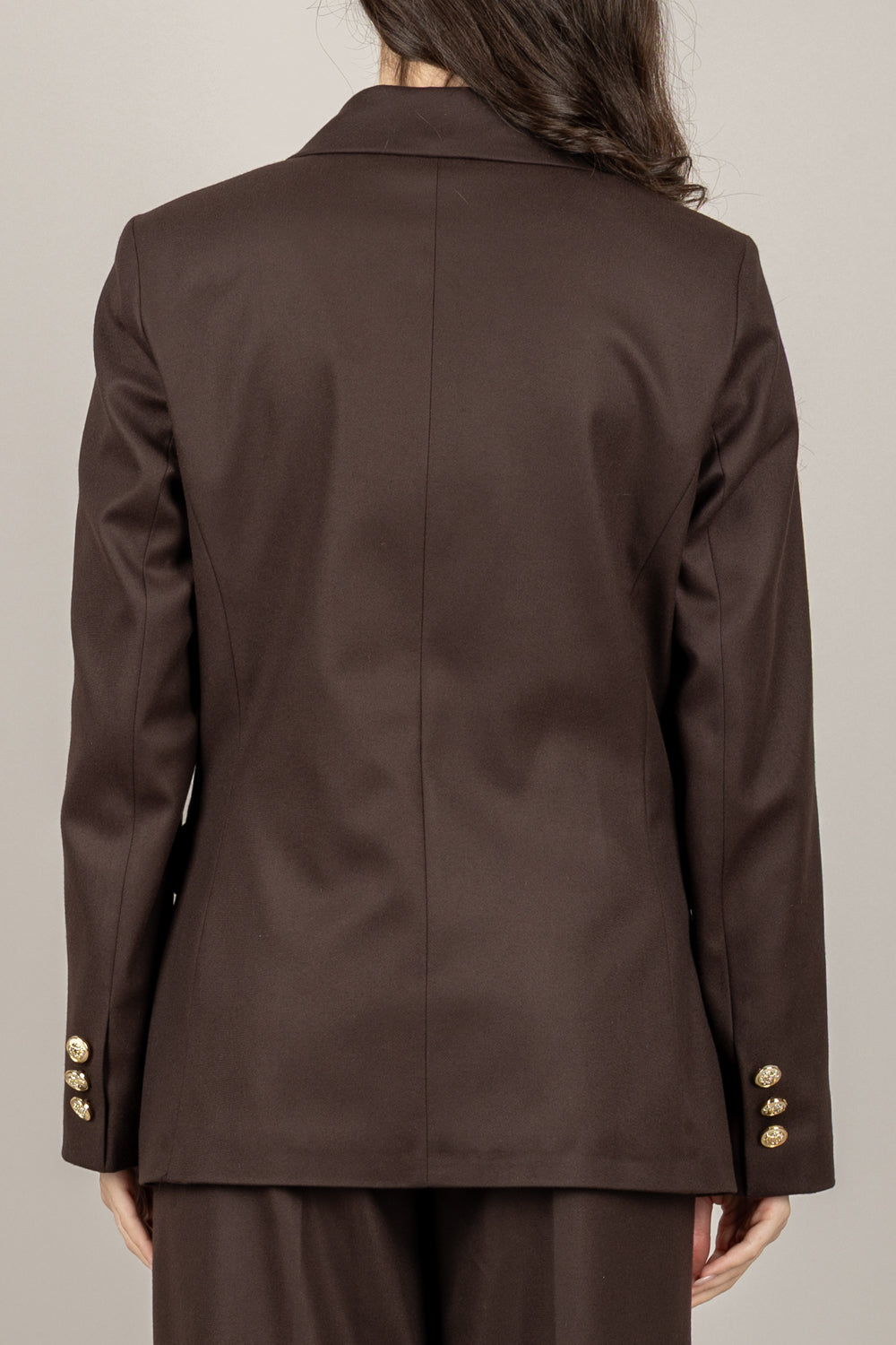 TENSIONE IN - 26B1351 - GIACCA DOPPIO PETTO BOTTONE GIOIELLO