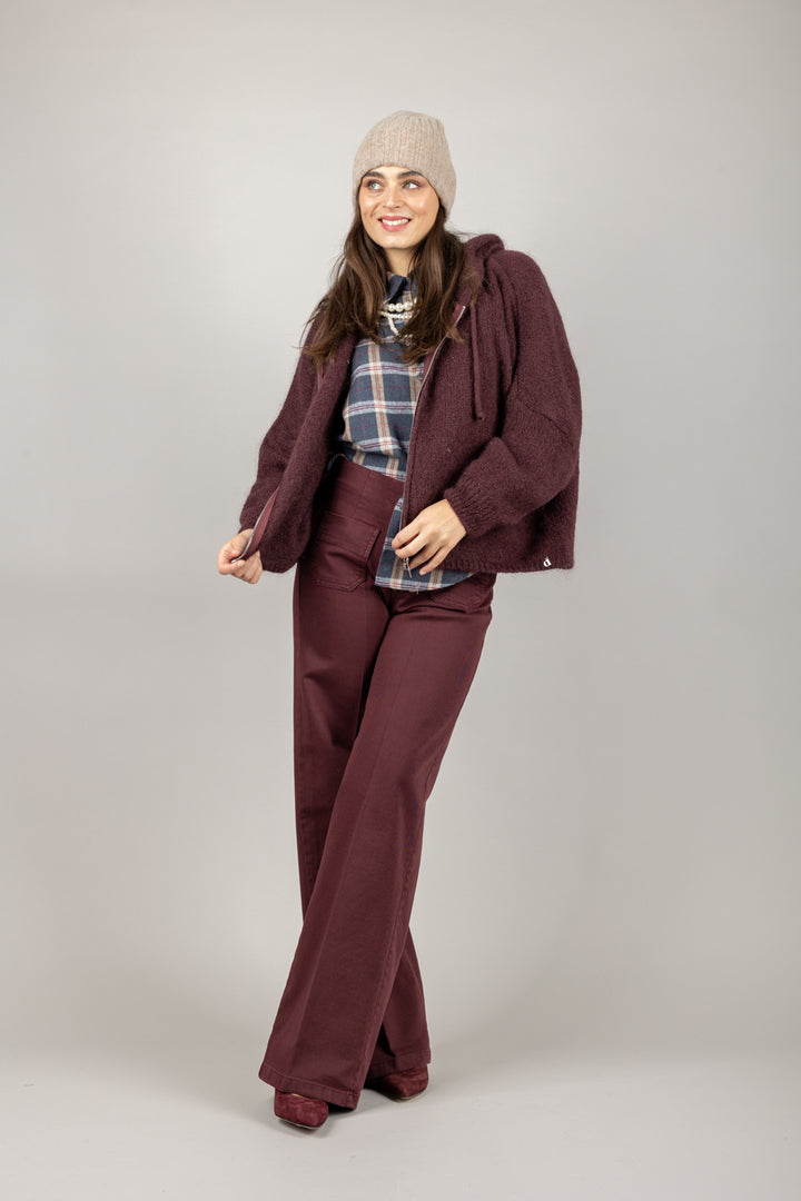 DIXIE - M277Y237 - FELPA MOHAIR CON CAPPUCCIO