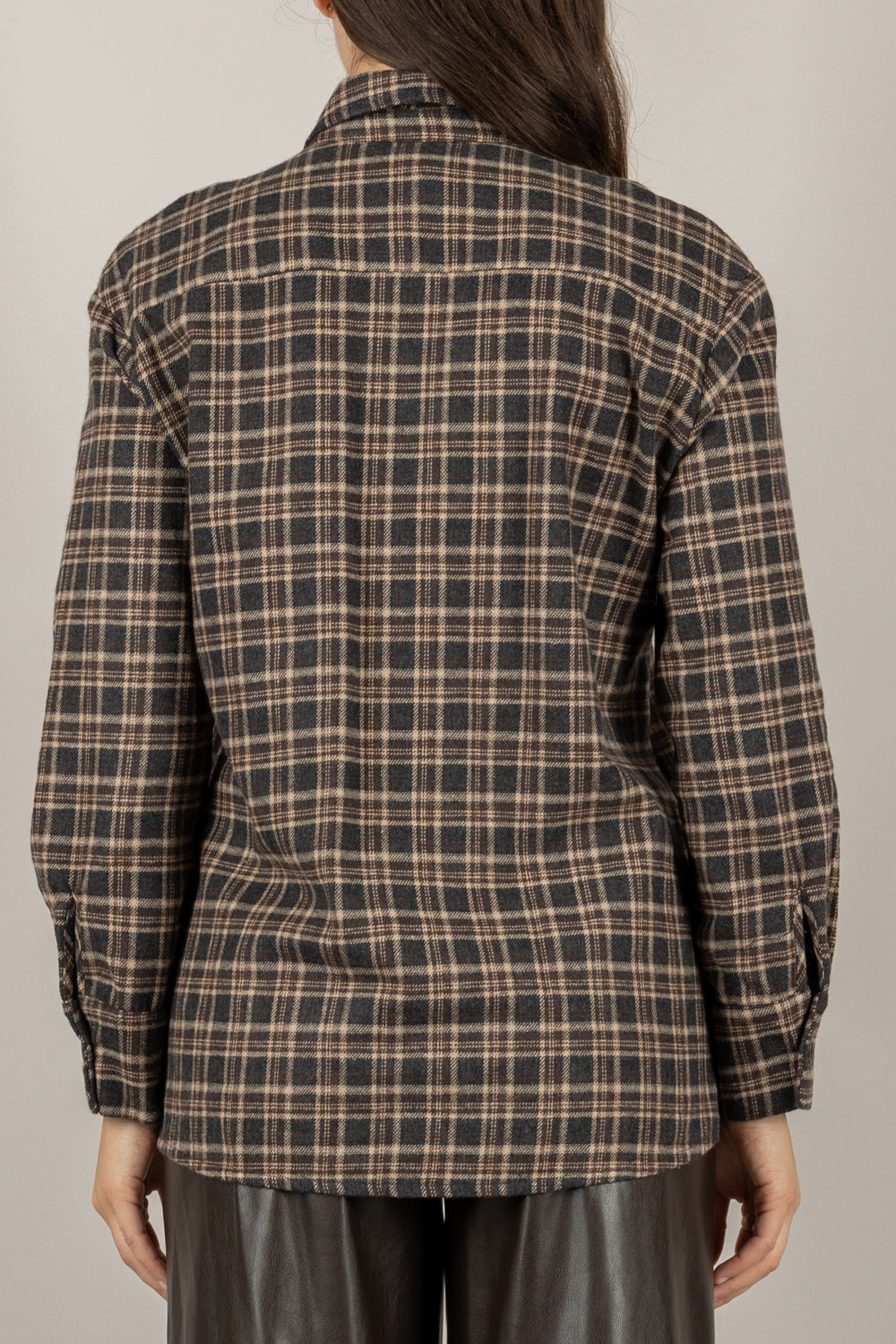 TENSIONE IN - 26C1378 - CAMICIA TARTAN  IN FLANELLA