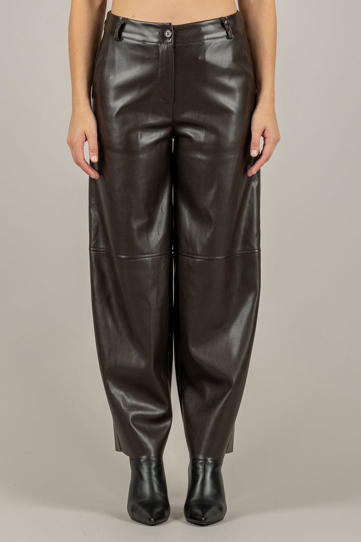 TENSIONE IN - 225216 - PANTALONE ECOPELLE GAMBRA DRITTA