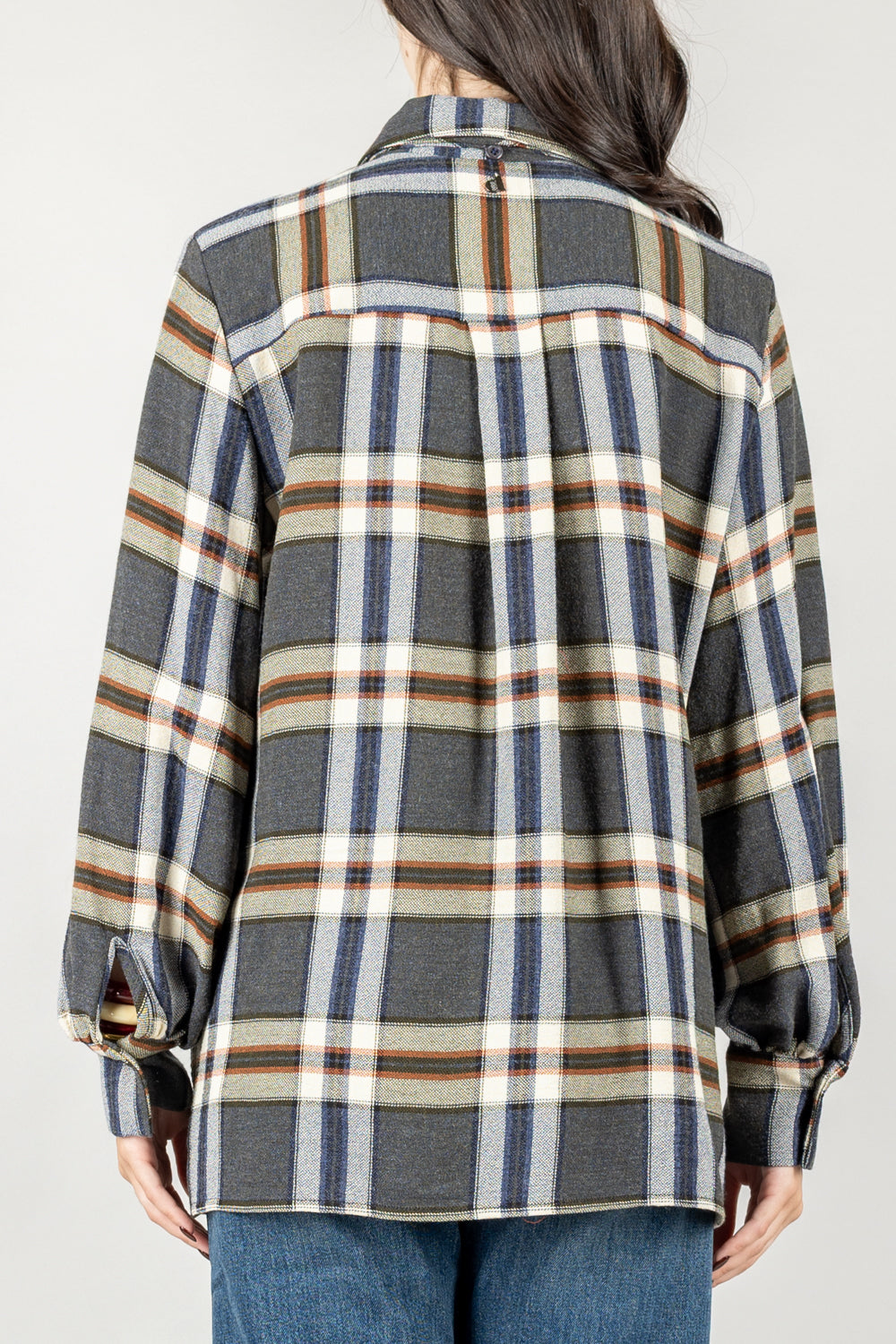 DIXIE - CFALYBGUA - CAMICIA CHECK CON FIOCCO STRASS