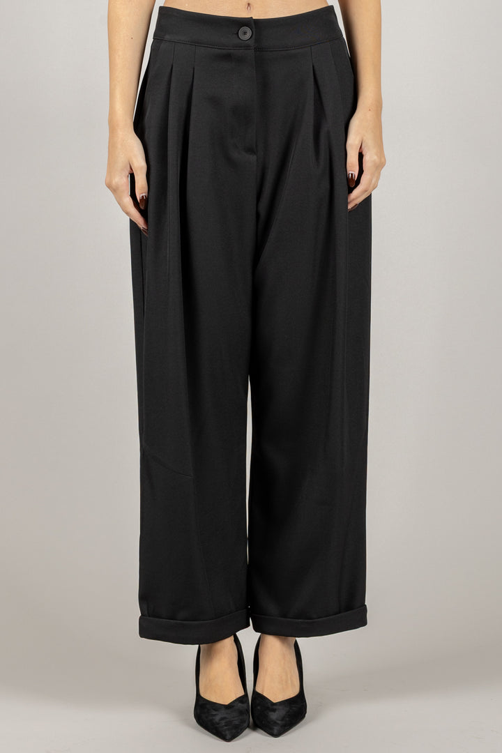 VICOLO - TF0688 - PANTALONE CARROT CON PINCES