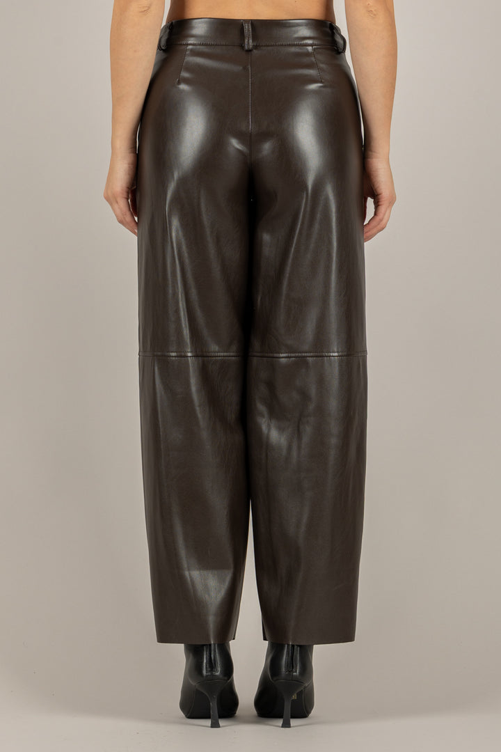 TENSIONE IN - 225216 - PANTALONE ECOPELLE GAMBRA DRITTA