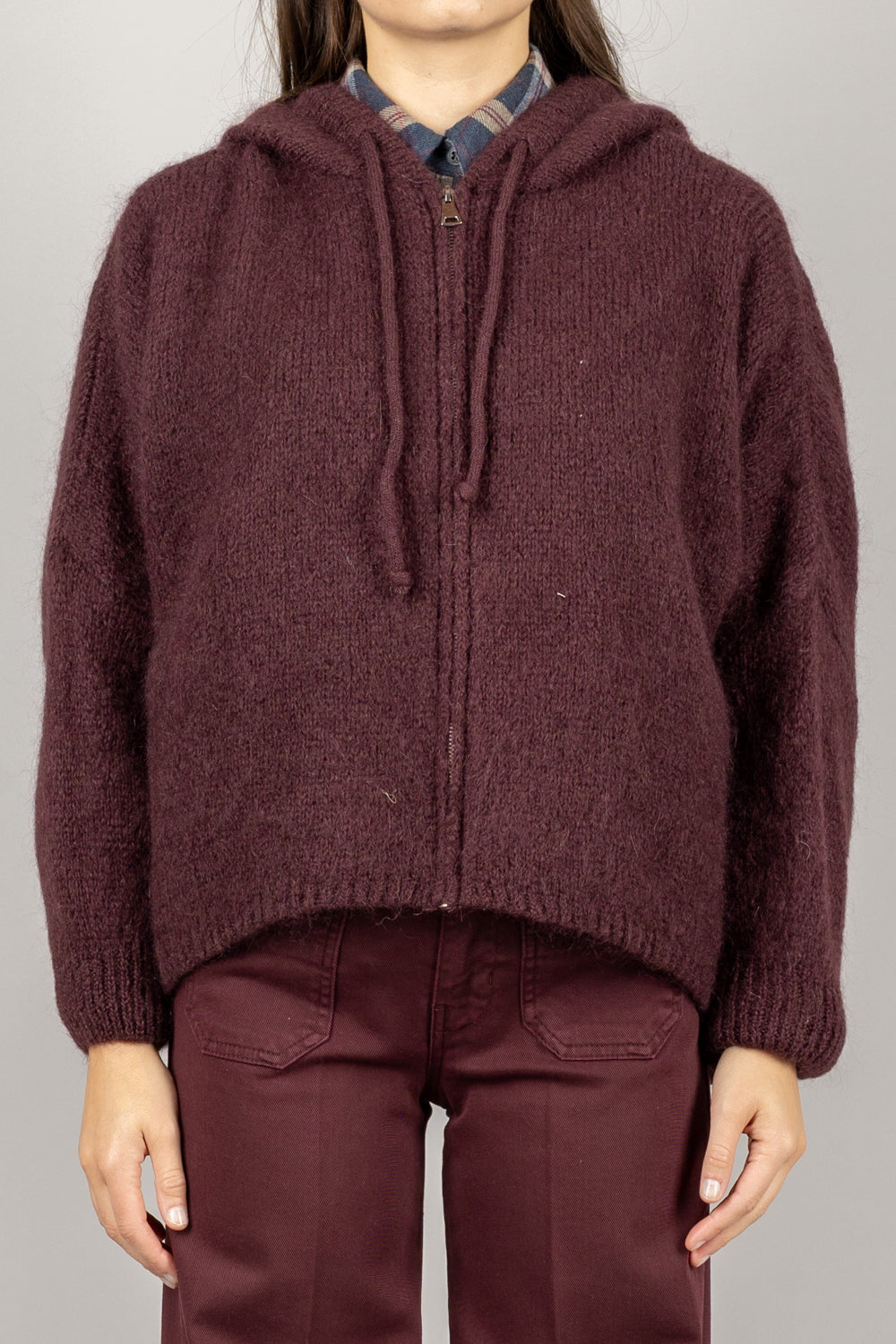 DIXIE - M277Y237 - FELPA MOHAIR CON CAPPUCCIO