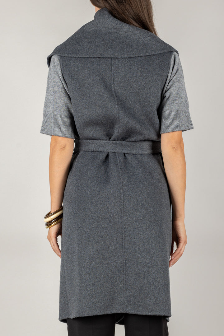 VICOLO - TF0056 - CAPPOTTO SMANICATO CON CINTA