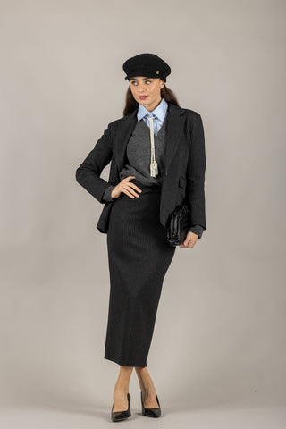 TENSIONE IN - 26B1624 - GIACCA GESSATA MONOPETTO