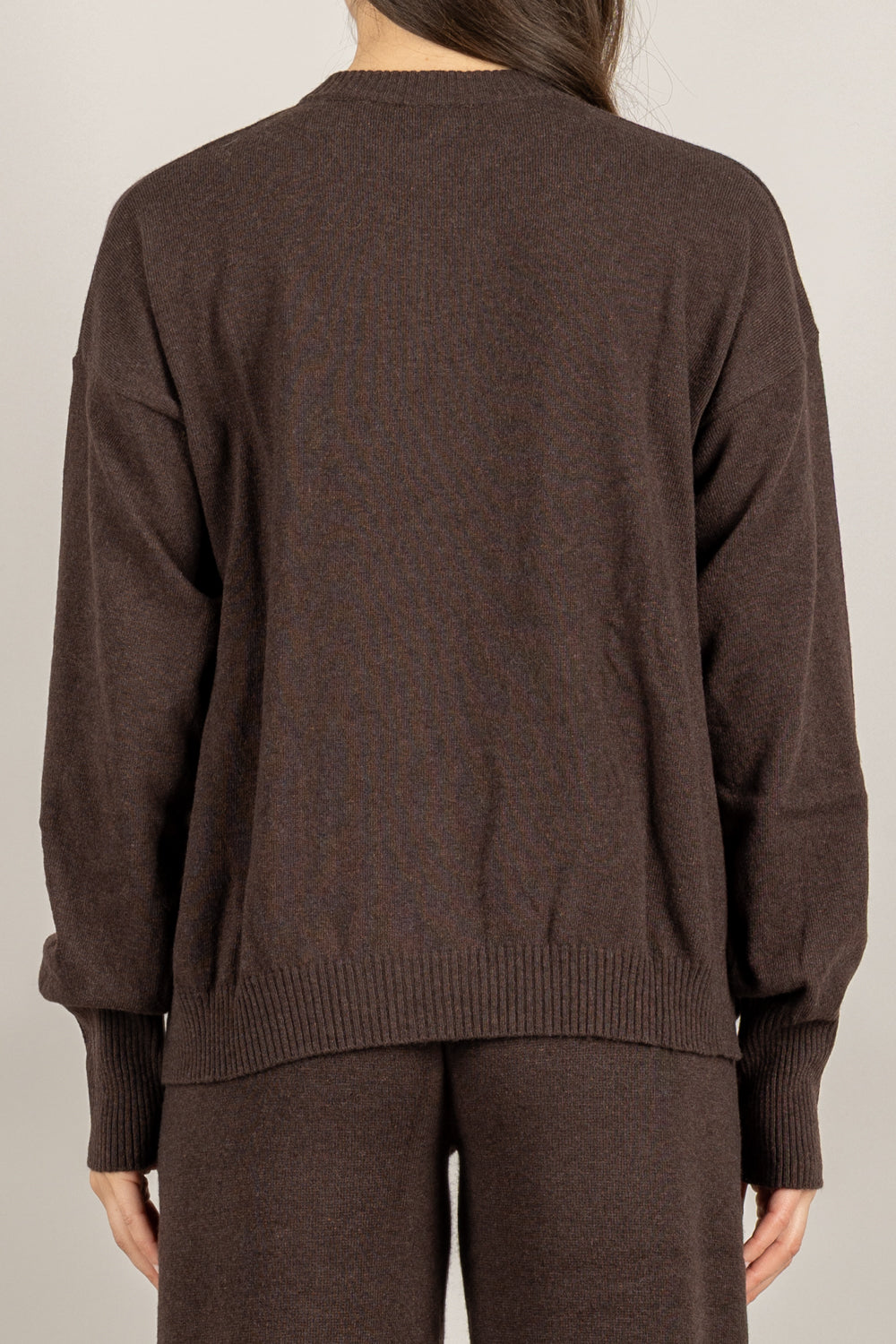 VICOLO - 22128F - MAGLIA GIROCOLLO MISTO LANA