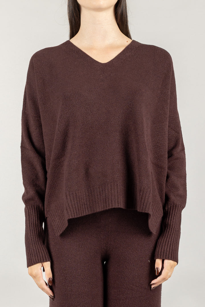 KONTATTO - 3M0842CN - MAGLIA SCOLLO A V OVER