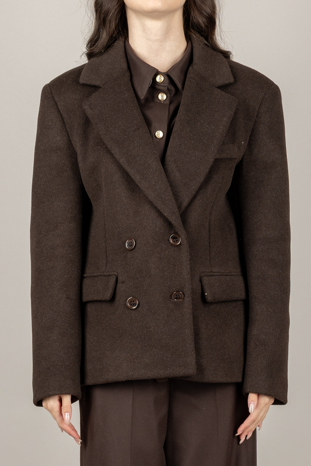 TENSIONE IN - 26B1365 - GIACCA DRITTA DOPPIO PETTO