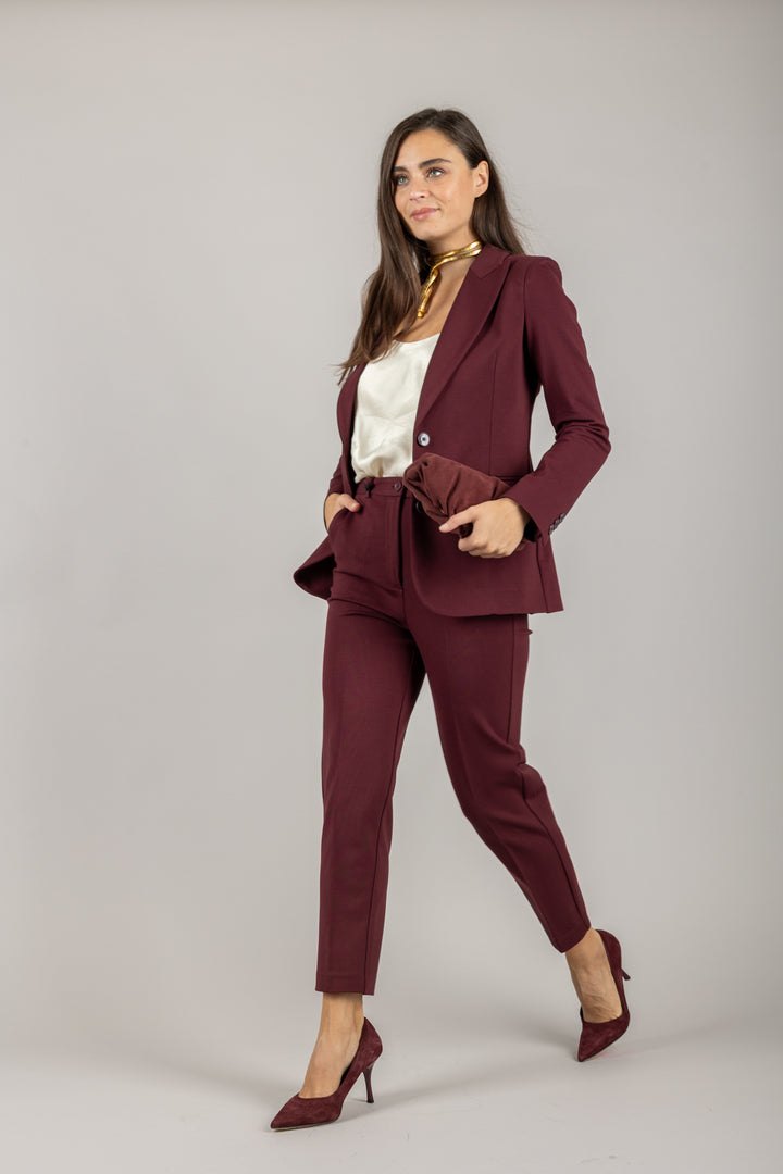 VICOLO - TF0229 - PANTALONE A SIGARETTA PUNTO MILANO