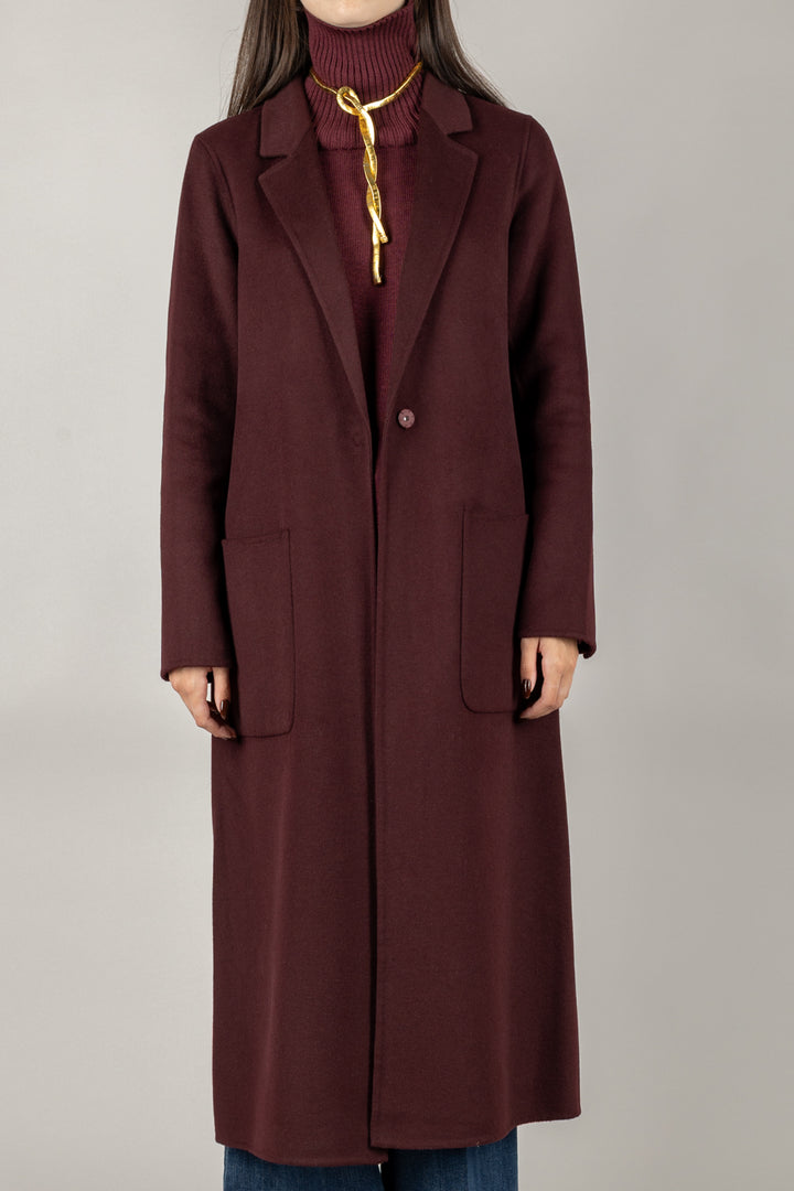 VICOLO - TF0002 - CAPPOTTO LUNGO CON TASCHE