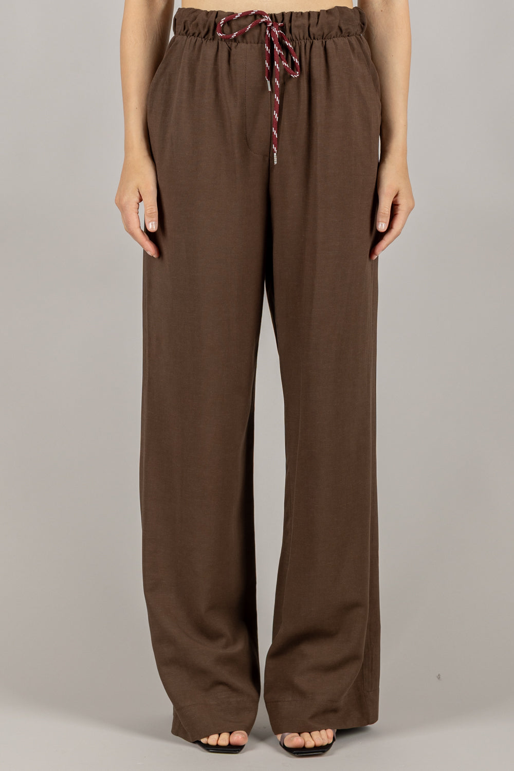 DIXIE - P845W213 - PANTALONE A PALAZZO CON COULISSE