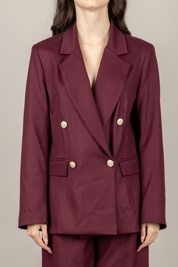 TENSIONE IN - 26B1351 - GIACCA DOPPIO PETTO BOTTONE GIOIELLO